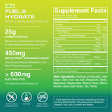Supplement Facts Sheet for Freak Shake Endurance Fuel Hydrate Rapid Energy Endurance Blend Electrolyte Powder.