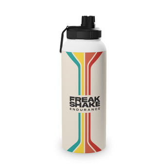 Freak Shake Stainless Steel 32 oz Water Bottle with Sport Cap - Tan