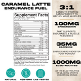 Caramel Latte Endurance Drink Mix - 20 Serving Tub