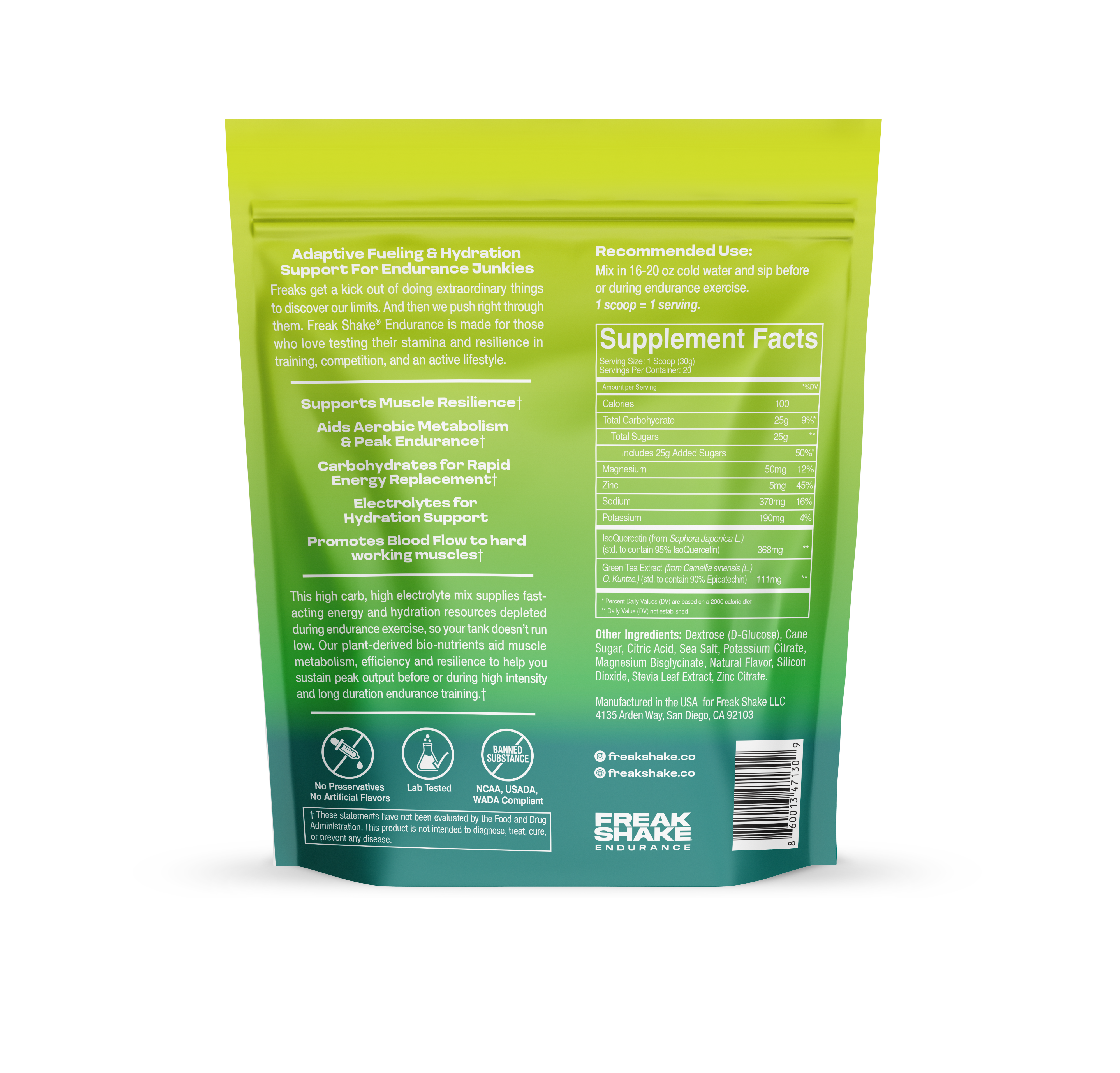 FUEL & HYDRATE DRINK MIX - Citrus <br> 20 Servings