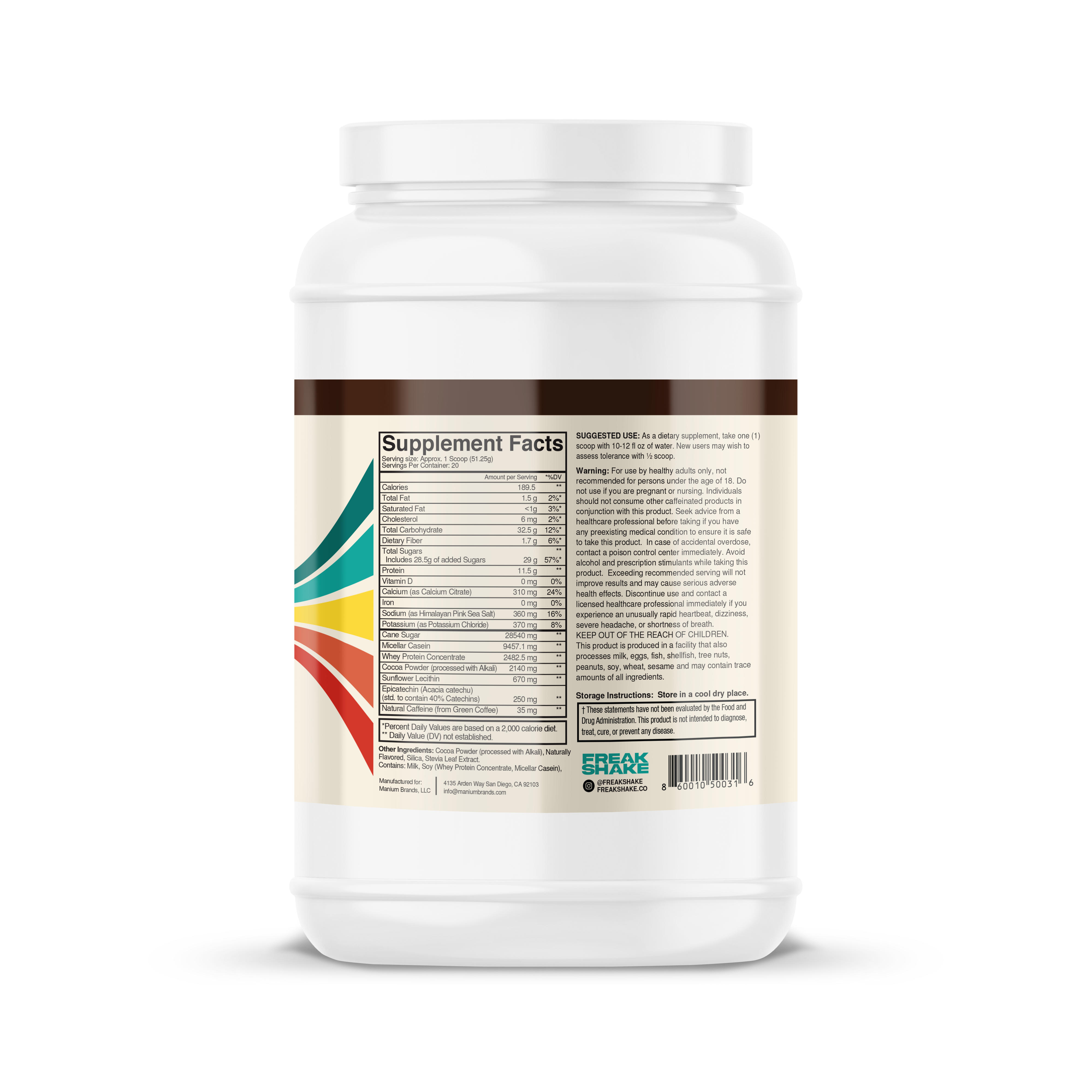 Chocolate Endurance Drink Mix - 20 Serving Tub